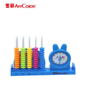 Support de comptage de perles multicolores pour enfants Aides à l'apprentissage à 5 rangées pour les <span class=keywords><strong>mathématiques</strong></span> éducatives - Product Image 1