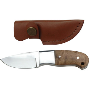 Cuchillo de Camping de Acero Inoxidable de Alta Calidad con Hoja Fija y Punta Caída, Mango de Madera, Venta al por Mayor, OEM con Funda Personalizable - Product Image 6