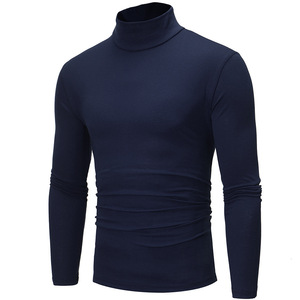 Mens Thermal Turtleneck Long Sleeve T Shirt Slim Fit Base <b>Layer</b> Pullover High Collar Knitted <b>Top</b> for Autumn Winter - Product Image 3