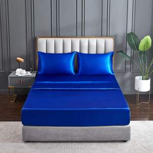 Drap-housse en satin bleu roi pour lit superposé de camping-car, poche profonde de 21 po, doux, confortable, résistant aux plis, à la décoloration et aux taches, taille simple, pour usage domestique - Product Image 3