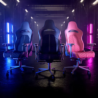 WS7787 Vente en gros Personnalisation adaptée aux chaises de jeu ergonomiques lourdes Style course grandes et hautes chaises de jeu