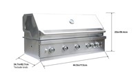Îlot barbecue certifié CE pour cuisine extérieure
