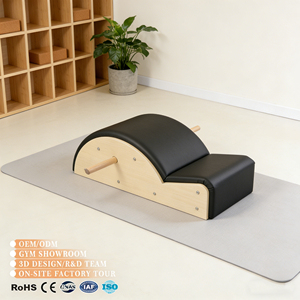 Correttore Spinale Professionale per Pilates, per Allenamento del Core e Correzione della Postura, in <span class=keywords><strong>Legno</strong></span>, per Studio e Uso Domestico - Product Image 1
