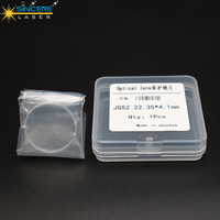 Lentille en silice fondue à quartz personnalisable nouvelle condition Dia25 * 1.5mm miroirs de protection fenêtres Laser à fibre lentille Laser 1064nm