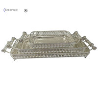 Fruit Snackbord Middag Thee Cake Display Rack Kerst Bruiloft Middelpunt Dessertbord Luxe Gouden Fruit Dienblad