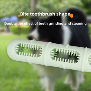 Bâton à mâcher en silicone pour animaux de compagnie, style adorable, pour chats et chiens, avec bandes de viande rembourrées, comme brosse à dents pour animaux - Product Image 4