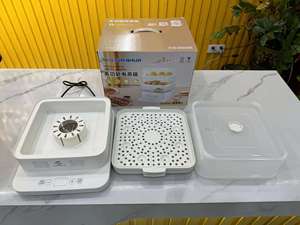 เครื่องนึ่งไฟฟ้าอเนกประสงค์ 3 ชั้น 24 ลิตร, เครื่องนึ่งอาหารแบบหลายชั้นสำหรับใช้ในครัวเรือนพร้อมฝาพลาสติกและฟังก์ชั่นปิดอัตโนมัติเพื่อความปลอดภัย - Product Image 2
