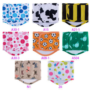 बबलुआ गर्म बिक्री पुरुष कुत्ते डायपर नरम लुभावनी पॉलिएस्टर पेट बैंड रैप डायपर समायोज्य कमर आकार का प्यारा प्रिंट - Product Image 1