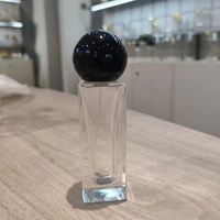 Flacon de parfum en verre transparent de haute qualité, carré ou ovale, vide, avec atomiseur et divers bouchons pour l'emballage de parfums – Prix usine