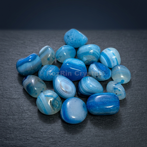 Fournisseur de pierres sculptées en onyx bleu rayé du Gujarat - rozrincrystals.com en vente - Product Image 2