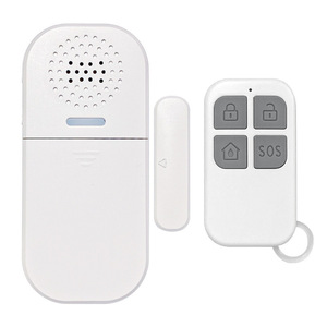 Alarma Magnética Inalámbrica para Puerta, Sistema de Seguridad con Control Remoto SOS, Sensor Antirrobo para Hogar y Hotel - Product Image 1