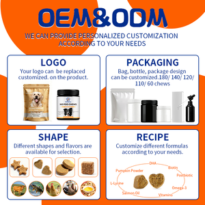 Service de marque privée OEM/ODM Complément nutritionnel apaisant pour chiens Ingrédients naturels Soins de santé et compléments pour animaux de compagnie - Product Image 4