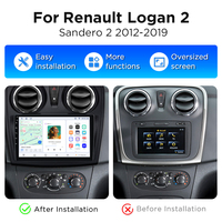 Sistemas Inteligentes para Automóviles Junsun de 9 Pulgadas y 1280*720 para Renault Logan 2 Sandero 2014-2019, Reproductor Multimedia con Navegación GPS