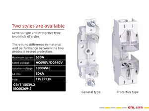 <span class=keywords><strong>Porte</strong></span>-<span class=keywords><strong>fusible</strong></span> en céramique NH 630A - Product Image 2