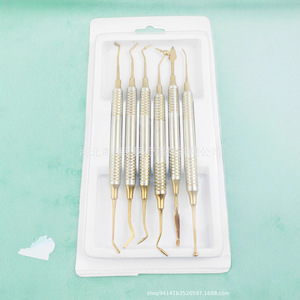 Kit de Relleno Dental de 6 Piezas, Herramientas de Restauración de Resina, Instrumentos Dentales Manuales para Limpieza y Relleno Dental - Product Image 1