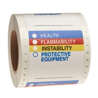 Étiquettes autocollantes pour imprimante matricielle, étiquettes à alimentation par broche, autocollants adhésifs, film pour imprimante matricielle, papier adhésif pour imprimante à stylet