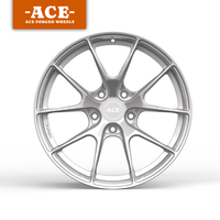 Velg Alloy Forged Gray VS-5RS 17 18 19 Inch Ringan Cekung Monoblock Custom untuk BMW M3 M4 M2 Sedan Coupe Track