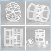 Anneau de distillation en plastique haute efficacité avec conception anti-colmatage pour le traitement des gaz de scrubber