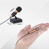 Microphone Karaoké Portable Filaire 3,5 mm pour Enfants – Micro Magique en Métal et Plastique pour Téléphone Portable, Ordinateur Portable, Tablette, etc.