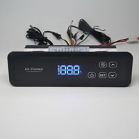 Termostato Digital KT-503 de Panel Grande con Doble Pantalla para Refrigerador, Gestiona 3 Funciones: Refrigeración + Descongelación + Ventilación, Más Sensor de Puerta