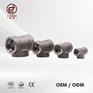 3000 رطل تركيبات عالية القوة مزورة 4X4X2 مقبس لحام - Product Image 1