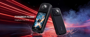 Caméra Fossibot FC360 1080P IP68 étanche 1600mAh Android 10 6 Go de RAM CMOS Caméra sportive - Product Image 4