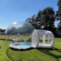 Approvisionnement d'usine maison de saut à bulles gonflable transparente tente de pavillon à bulles gonflable maison de rebond de ballon gonflable à vendre