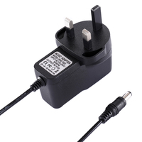 UK-Stecker AC zu DC Netzteil 3V-24V 2A Typ-C/Micro-USB PC-Material