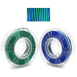 Vente en gros de haute qualité PLA/PETG/ABS/<span class=keywords><strong>TUP</strong></span> <span class=keywords><strong>FILAMENT</strong></span> <span class=keywords><strong>3D</strong></span> double/tricolore soie PLA magique PLA 1.75mm 1 kg/rouleau