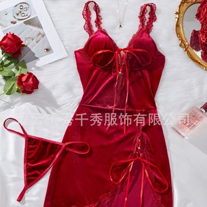 ผู้ผลิตชุดชั้นในเซ็กซี่สไตล์รัมโรสสำหรับตลาดยุโรปและอเมริกา เหมาะสำหรับไนท์คลับ ดรอป - Product Image 1