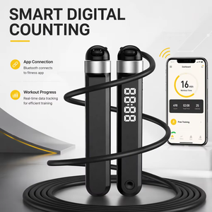 Großhandel YANXING Marke RC1 Modell Elektronisches Heim-Fitness Smart Digitales Springseil App-Verbindung Anpassbarer ABS-Griff Einstellbar - Product Image 2