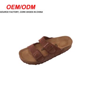 Chaussons en liège Birkenstock en gros directement de l'usine |   Semelles en liège allemand + cuir italien |   Chaussons en liège Collection ArizonaA - Product Image 1