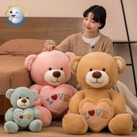Ours en peluche super doux en vrac, t-shirts en peluche, pantoufles d'anniversaire, porte-clés LED marron pour enfants, caméra cachée unisexe