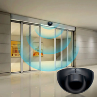 Sensor Microwave SMG-F0101 Detektor Pintu Otomatis 24.125GHz Pembuka Gerbang untuk Perusahaan Supermarket Bandara Pintu Otomatis