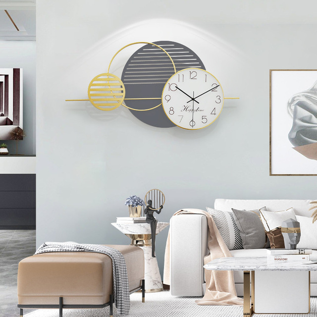 Nordic Creative Fashion Wall Clock Modern Minimalist Home Decoration Light Luxury Art Hanging Wall Clock 3d