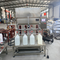 Máquina Llenadora de Botellas de Líquido Semiautomática Comercial para Bebidas, Aceite, Jugo, Agua Potable, Máquina de Envasado