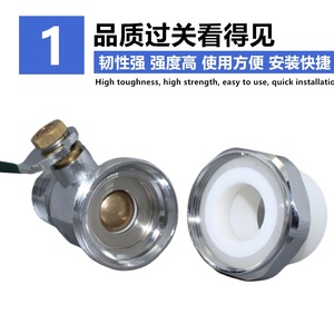 Ball Valve Internal External Thread 25 Mm Water Air Switch Type Heating System Use - Product Image 4
