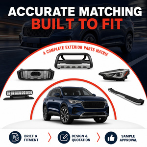 Nouvel Arrivage Kit Carrosserie en Alliage d'Aluminium, Calandre, Aile, Barre Transversale, Spoiler, Sourcil pour RAV4 TRD 2019 2020 2021 <span class=keywords><strong>2022</strong></span> 2023 2024 - Product Image 5