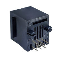 Nuevo enchufe de red completamente de plástico 1X1 6P6C CAT5E CAT6 CAT6A Terminal con hebilla de oreja izquierda Rj11 Conector Ethernet