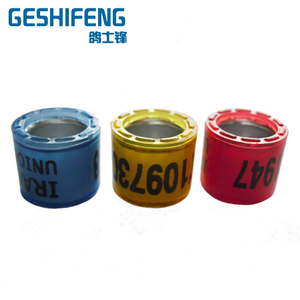 Haute Qualité Pas Cher <span class=keywords><strong>Prix</strong></span> Personnalisé Bagues <span class=keywords><strong>Pigeon</strong></span> Bague Numérotée Pied D'oiseau bandes/ - Product Image 2