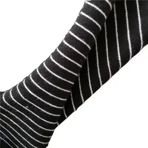 Custom Cotton Lycra Stripe Terry 95%Cotton 5%Spandex Terry Knitted Cotton Spandex Terry Stripe Fabric