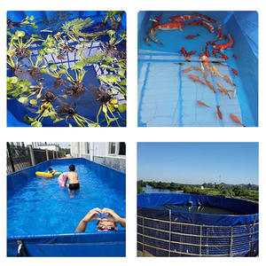 Toile PVC étang à poissons boîte d'aquaculture étang à poissons bâche réservoir d'eau réservoir <span class=keywords><strong>piscine</strong></span> extérieure ménage <span class=keywords><strong>piscine</strong></span> bâche - Product Image 5