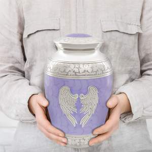 Classic Style Metal Urn <b>for</b> <b>Ashes</b> Reliable and Elegant Cremation Container <b>for</b> Funeral Ceremonies or Long Term Keepsake Storage - Product Image 1
