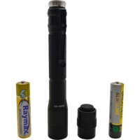 Lampe torche professionnelle 800LM 150M IP65 étanche en aluminium aérospatial avec batterie 18650, modes Haute/Lage, Stroboscope et SOS pour inspection industrielle