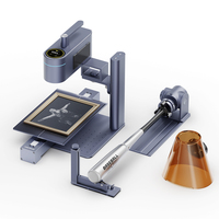 Extension rotative et coulissante LP4 Deluxe pour la gravure et la découpe au laser, compatible avec le format DXF, le bois, le MDF, le caoutchouc et le cristal