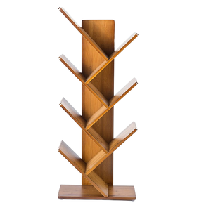 Factory Direct Selling Large Space <b>Wooden</b> Minimalist Floor Bookshelf for Living Room - Product Image 1