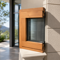 Fenêtre coulissante à battant moderne en aluminium avec ouverture fixe, fonction insonorisante, verre trempé double couche transparent