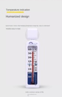 Thermomètre et Hygromètre Mécaniques en Gros, Boîtier ABS, pour Aliments, Utilisation Intérieure, Incubateur, Thermostat, Thermomètre de Réfrigérateur