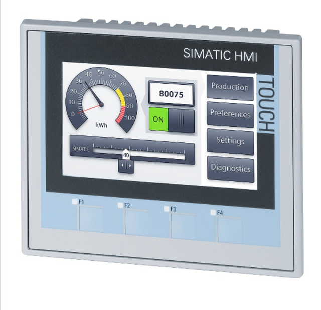 6AV6648-0DC11-3AX0 SIMATIC HMI Smart 700 IE V4 Industrial Automation Touch Screen Controller AI 8 I/O 220V Rs485 PLC Programming
