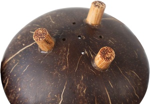 Porte-savon en coquille de noix de coco pour la salle de bain, en matériaux naturels, porte-savon en coco pour cadeau - Product Image 4